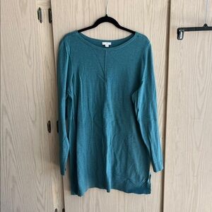 J. Jill Teal Knit Pullover